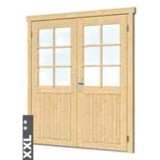 Dubbele deur extra hoog en breed 174 x 209 cm LD